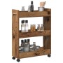 Carrito rodante madera de ingeniería envejecida 60x22x79 cm von , Schließfächer und Lagerschränke - Ref: Foro24-869138, Preis...