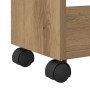 Carrito rodante madera de ingeniería roble artisan 60x22x79 cm | Foro24.es | Tu tienda online para hogar, jardín y más Foro24.es