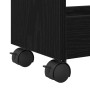 Carrito rodante madera de ingeniería roble negro 60x22x79 cm | Foro24.es | Tu tienda online para hogar, jardín y más Foro24.es