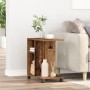Mesa Auxiliar con Ruedas de Madera Reciclada 50x30x55 cm de Madera Reestructurada | Foro24.es | Tu tienda online para hogar, jardín y más Foro24.es