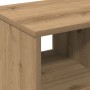 Mesa Auxiliar con Ruedas de Madera de Roble Hecha a Mano 50x30x55 cm by , Side tables - Ref: Foro24-869145, Price: 39,64 €, D...