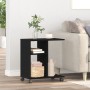Mesa Auxiliar con Ruedas de Madera Negra 50x30x55 cm | Foro24.es | Tu tienda online para hogar, jardín y más Foro24.es