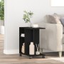 Mesa Auxiliar con Ruedas de Madera Negra 50x30x55 cm | Foro24.es | Tu tienda online para hogar, jardín y más Foro24.es