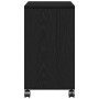 Mesa Auxiliar con Ruedas de Madera Negra 50x30x55 cm | Foro24.es | Tu tienda online para hogar, jardín y más Foro24.es