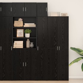 Gabinete de Pared Roble Negro 30x42.5x40 cm