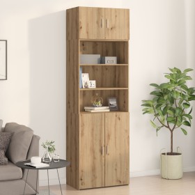 Armario de pared de roble artesanal 70x42,5x40 cm de madera elaborada by , Sideboards - Ref: Foro24-869151, Price: 54,10 €, D...