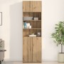 Armario de pared de roble artesanal 70x42,5x40 cm de madera elaborada by , Sideboards - Ref: Foro24-869151, Price: 54,10 €, D...