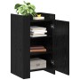 Aparador Roble Negro 45x35x75 cm Madera Elaborada von , Sideboards - Ref: Foro24-869176, Preis: 66,05 €, Rabatt: %