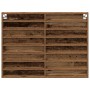 Mueble vitrina madera de ingeniería envejecida 100x8,5x75 cm | Foro24.es | Tu tienda online para hogar, jardín y más Foro24.es