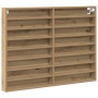 Mueble vitrina madera de ingeniería roble artisan 100x8,5x75 cm by , Shelves and shelves - Ref: Foro24-869187, Price: 53,82 €...