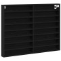 Mueble vitrina madera de ingeniería roble negro 100x8,5x75 cm | Foro24.es | Tu tienda online para hogar, jardín y más Foro24.es