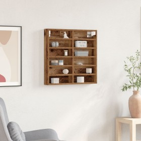 Mueble vitrina madera de ingeniería envejecida 60x8,5x58 cm de , Estantes y estanterías - Ref: Foro24-869189, Precio: 36,28 €...