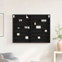 Mueble vitrina madera de ingeniería roble negro 100x8,5x75 cm | Foro24.es | Tu tienda online para hogar, jardín y más Foro24.es