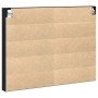 Mueble vitrina madera de ingeniería roble negro 100x8,5x75 cm de , Estantes y estanterías - Ref: Foro24-869188, Precio: 57,25 €