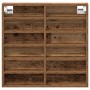 Mueble vitrina madera de ingeniería envejecida 60x8,5x58 cm von , Regale und Regale - Ref: Foro24-869189, Preis: 36,28 €, Rab...