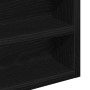 Mueble vitrina madera de ingeniería roble negro 100x8,5x75 cm | Foro24.es | Tu tienda online para hogar, jardín y más Foro24.es
