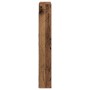 Mueble vitrina madera de ingeniería envejecida 60x8,5x58 cm