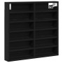 Mueble vitrina madera de ingeniería roble negro 60x8,5x58 cm von , Regale und Regale - Ref: Foro24-869191, Preis: 38,47 €, Ra...