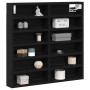 Mueble vitrina madera de ingeniería roble negro 60x8,5x58 cm von , Regale und Regale - Ref: Foro24-869191, Preis: 38,47 €, Ra...