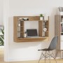 Escritorio Montado en la Pared Roble Artesanal 105x48x75 cm Madera by , Desks - Ref: Foro24-869193, Price: 70,70 €, Discount: %