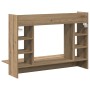 Escritorio Montado en la Pared Roble Artesanal 105x48x75 cm Madera by , Desks - Ref: Foro24-869193, Price: 70,70 €, Discount: %