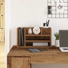 Organizador de Escritorio Madera Vieja 44.5x24x25