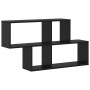 Estante de pared Roble Negro 100x20x53 cm MDF von , Regale und Regale - Ref: Foro24-869197, Preis: 41,12 €, Rabatt: %