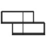 Estante de pared Roble Negro 100x20x53 cm MDF von , Regale und Regale - Ref: Foro24-869197, Preis: 41,12 €, Rabatt: %