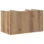 Organizador de Escritorio Roble Artisan 44.5x24x25 cm Madera de Ingeniería de , Clasificación y organización - Ref: Foro24-86...