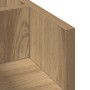Organizador de Escritorio Roble Artisan 44.5x24x25 cm Madera de Ingeniería de , Clasificación y organización - Ref: Foro24-86...