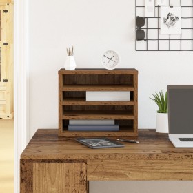 Organizador de Escritorio Madera Vieja 36x26x29.5 cm Madera Ingenierizada by , Classification and organization - Ref: Foro24-...