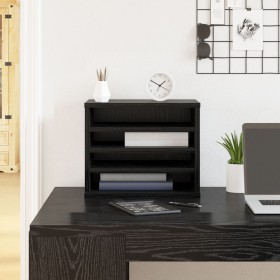 Organizador de Escritorio Roble Negro 36x26x29.5 cm Madera Elaborada by , Classification and organization - Ref: Foro24-86920...