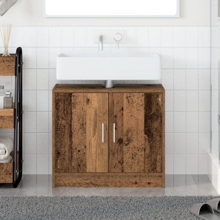 Gabinete de Lavabo Madera Vieja 63x29x55 cm Madera Ingenierizada by , Bathroom furniture - Ref: Foro24-869206, Price: 50,29 €...