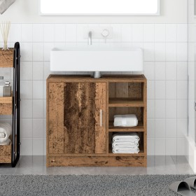 Armario de Lavabo Madera Envejecida 63x29x55 cm von , Badezimmermöbel - Ref: Foro24-869212, Preis: 52,02 €, Rabatt: %