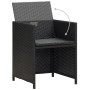 3-piece garden dining set with black cushions by vidaXL, Garden sets - Ref: Foro24-3094301, Price: 223,74 €, Discount: %