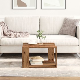Mesa de Café Madera Vieja 51.5x51.5x30 cm Madera Ingenierizada by , Coffee table - Ref: Foro24-869215, Price: 33,99 €, Discou...