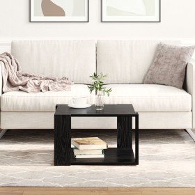 mesa de café Roble Negro 51,5x51,5x30 cm Madera Ingenierizada by , Coffee table - Ref: Foro24-869217, Price: 35,57 €, Discoun...