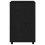 Mueble rcon ruedas madera de ingeniería roble negro 60x48x81 cm | Foro24.es | Tu tienda online para hogar, jardín y más Foro24.es