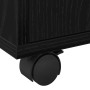 Mueble rcon ruedas madera de ingeniería roble negro 55x40x91 cm by , Sideboards - Ref: Foro24-869243, Price: 69,76 €, Discoun...