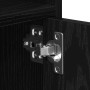Mueble rcon ruedas madera de ingeniería roble negro 55x40x91 cm by , Sideboards - Ref: Foro24-869243, Price: 69,76 €, Discoun...