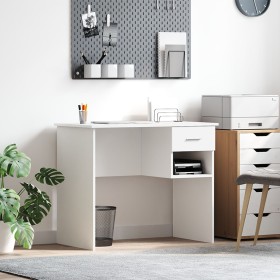 Escritorio Con Almacenamiento Blanco 90x49.5x75