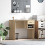 Escritorio con Almacenamiento Roble Sonoma 90x49.5x75 cm Madera Ingenierizada | Foro24.es | Tu tienda online para hogar, jardín y más Foro24.es