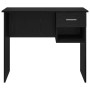 Escritorio con Almacenamiento de Roble Negro 90x49.5x75 cm Madera compuesta | Foro24.es | Tu tienda online para hogar, jardín y más Foro24.es