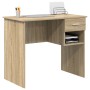 Escritorio con Almacenamiento Roble Sonoma 90x49.5x75 cm Madera Ingenierizada | Foro24.es | Tu tienda online para hogar, jardín y más Foro24.es