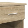Escritorio con Almacenamiento Roble Sonoma 90x49.5x75 cm Madera Ingenierizada | Foro24.es | Tu tienda online para hogar, jardín y más Foro24.es