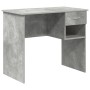 Escritorio con Almacenamiento Gris Concreto 90x49.5x75 cm Madera Ingenierizada | Foro24.es | Tu tienda online para hogar, jardín y más Foro24.es