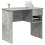 Escritorio con Almacenamiento Gris Concreto 90x49.5x75 cm Madera Ingenierizada | Foro24.es | Tu tienda online para hogar, jardín y más Foro24.es
