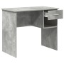 Escritorio con Almacenamiento Gris Concreto 90x49.5x75 cm Madera Ingenierizada | Foro24.es | Tu tienda online para hogar, jardín y más Foro24.es