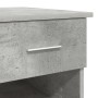 Escritorio con Almacenamiento Gris Concreto 90x49.5x75 cm Madera Ingenierizada | Foro24.es | Tu tienda online para hogar, jardín y más Foro24.es