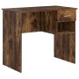 Escritorio con Almacenamiento Roble Ahumado 90x49.5x75 cm Madera Elaborada | Foro24.es | Tu tienda online para hogar, jardín y más Foro24.es